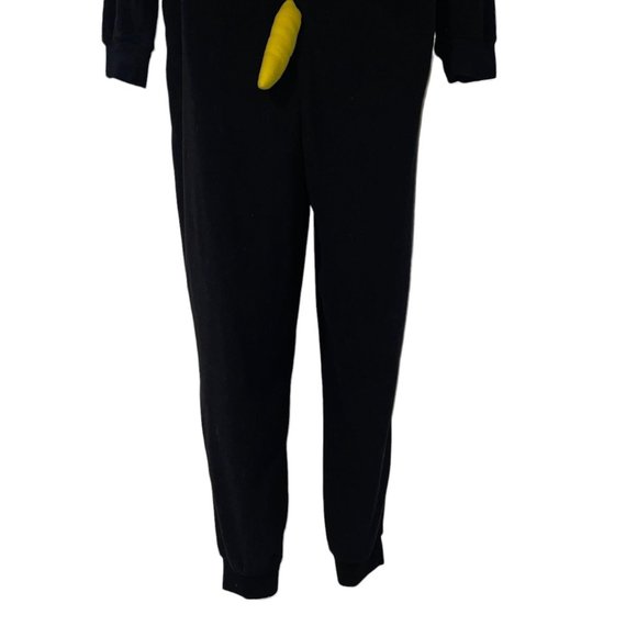 Xhilaration Bee Pajamas Costume Unionsuit Womens M L PJs Hooded Winter - Picture 8 of 10